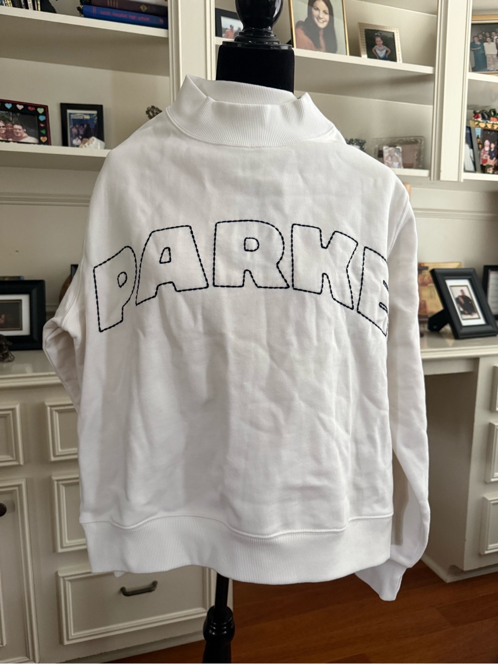 NWT PARKE X TARGET MOCKNECK PULLOVER SIZE  XXS/XS in CREAM